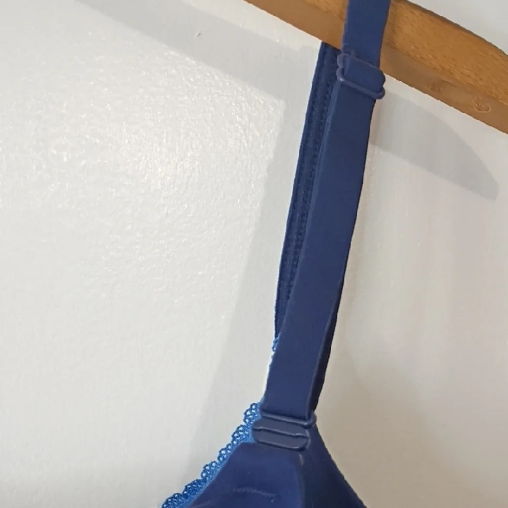 Victoria's Secret Bra 32DDD 32F Navy Blue Perfect Shape Bra - Picture 10 of 11